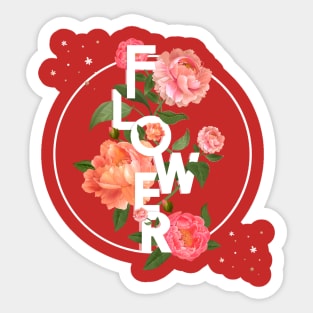 Flower Sticker